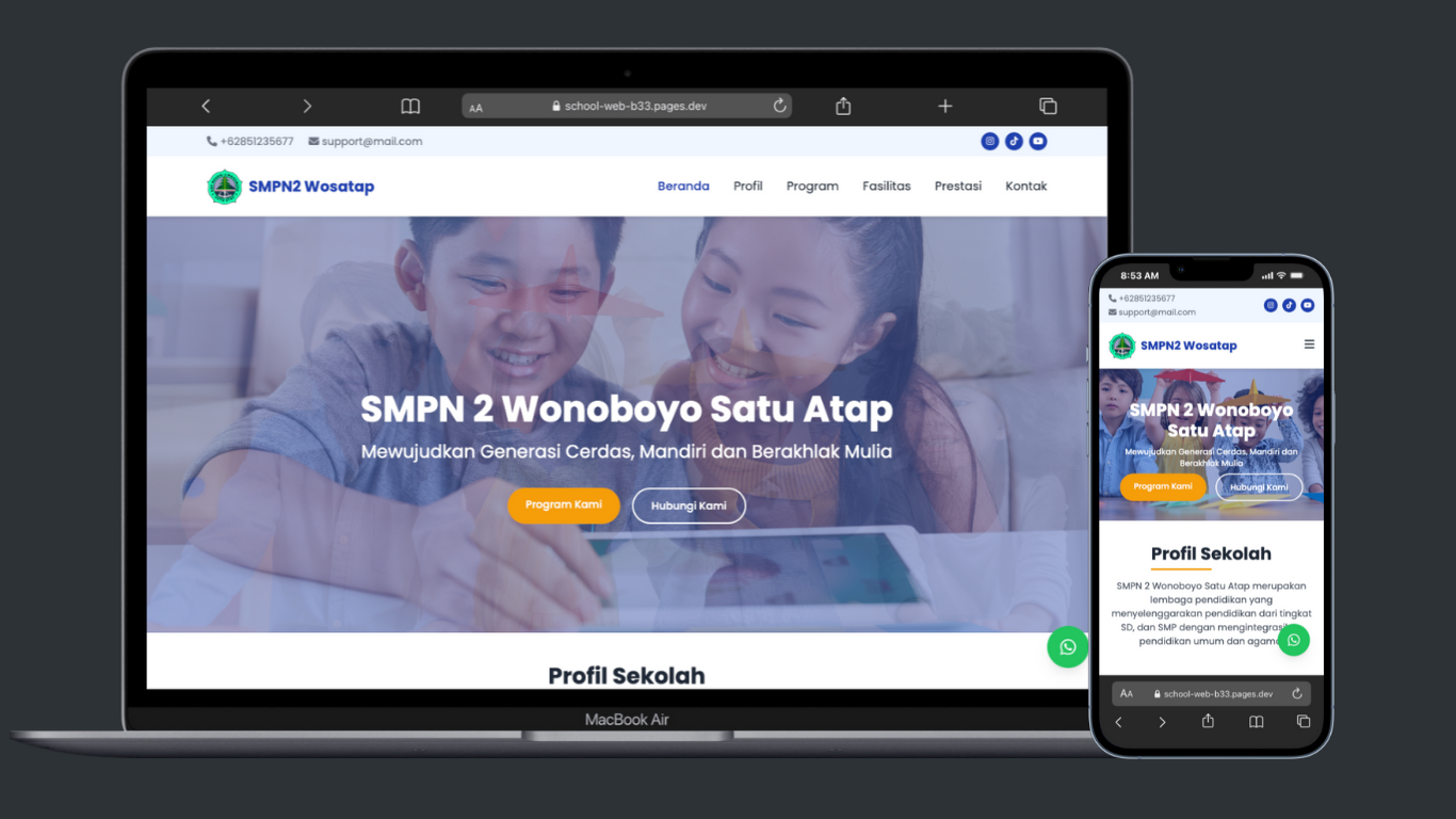 Web Sekolah SMP Wonoboyo